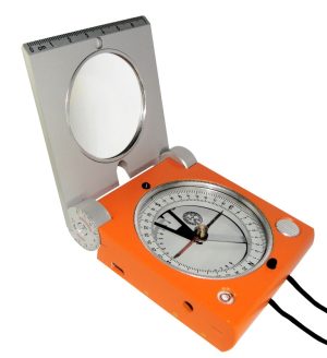1 geological compass with mirror