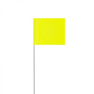 4x5 Flo Yellow Vinyl Flag Wire Staff 800x800 1 600x600