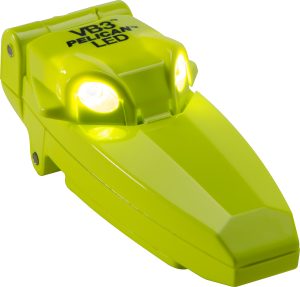 Pelican 2220 Yellow Clipon Shirt Led Light