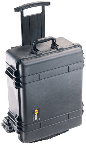 Pelican outdoor rolling transport hard case