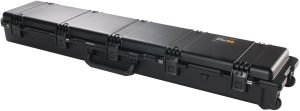 Pelican rolling rifle gun watertight case