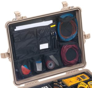Pelican 1600 case lid organizer