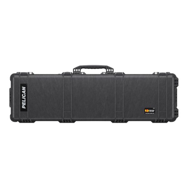 Pelican 1750 Gen 2 Protector Long Case Black Front Photoroom