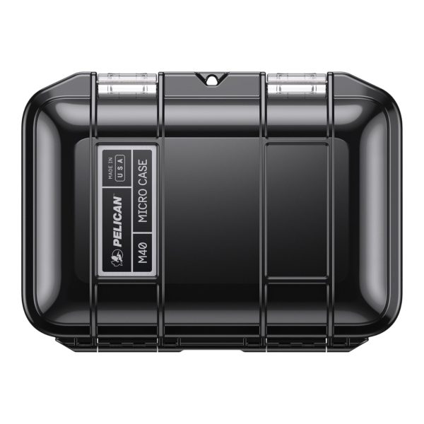 Pelican M40 Micro Case Black Front Photoroom